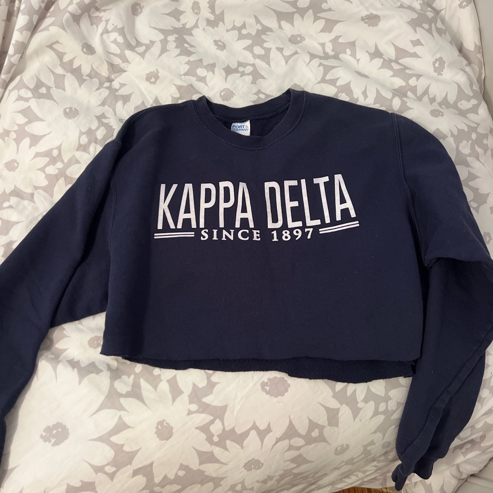 Kappa Delta cropped noodie